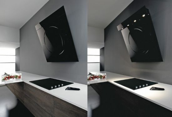 Modern Kitchen Hood
 New Modern Cooking Hood by Elica DigsDigs