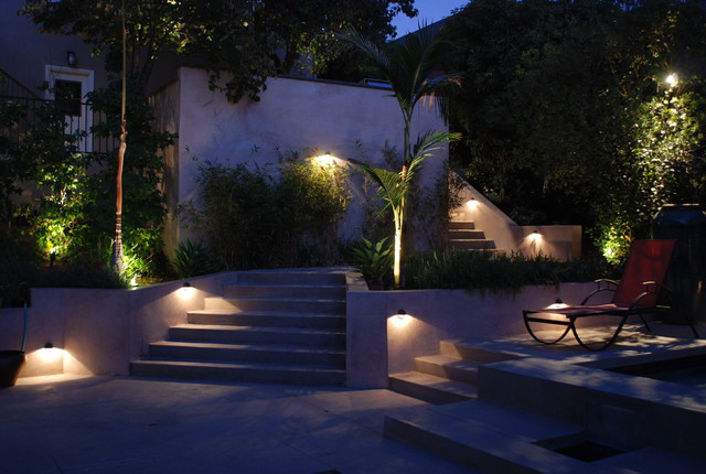 Modern Landscape Lights
 Modern Staircase Lighting Contemporary Landscape los