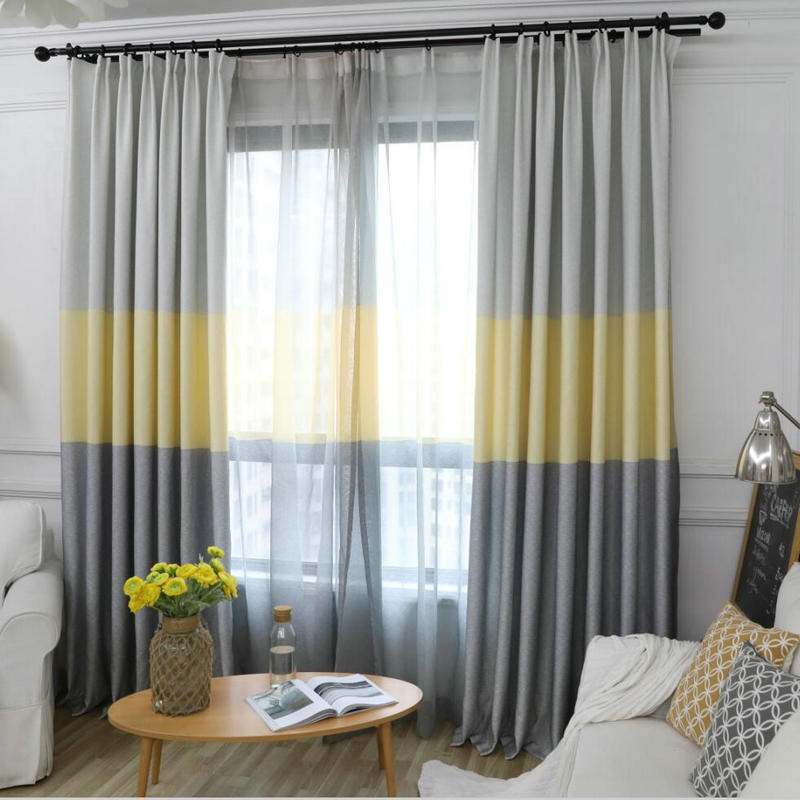 Modern Living Room Curtains
 Nordic Modern Gra nt Blackout Curtains for Living Room