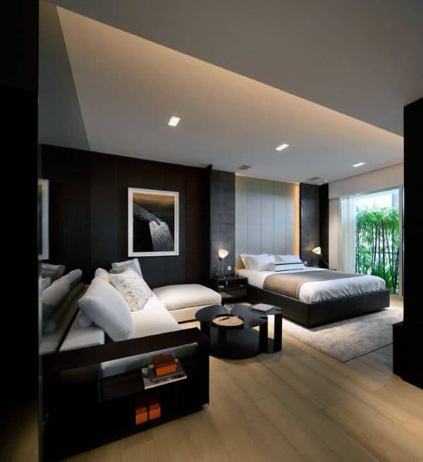 Modern Mens Bedroom
 60 Men s Bedroom Ideas Masculine Interior Design Inspiration