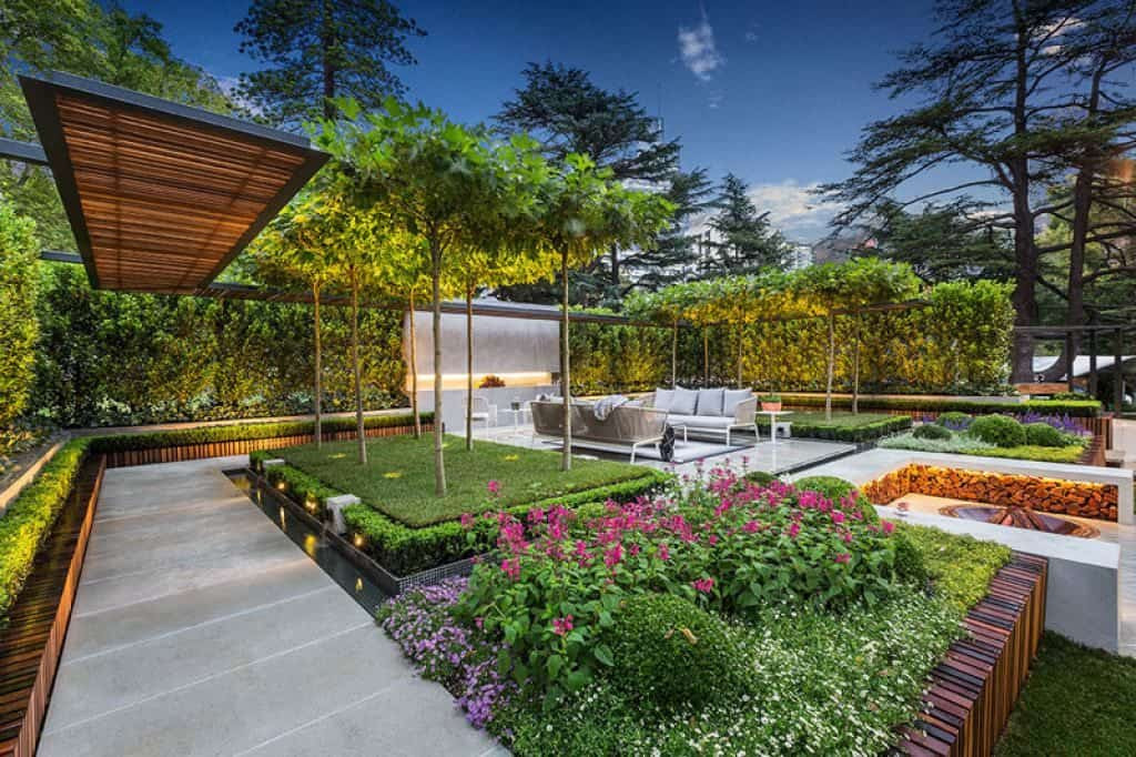 Modern Outdoor Landscape
 Elegant And Airy Modern Garden Designs