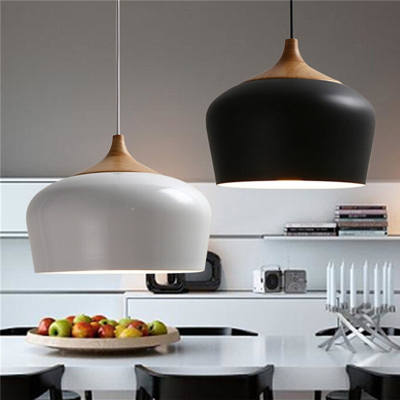 Modern Pendant Lighting Kitchen
 Aliexpress Buy Modern Pendant Lights Wood Black