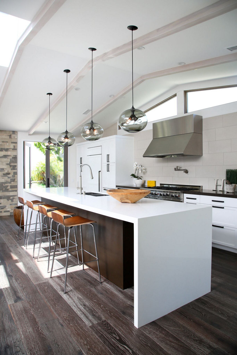 Modern Pendant Lighting Kitchen
 Kitchen Island Modern Lighting Adds Minimalist Feel To