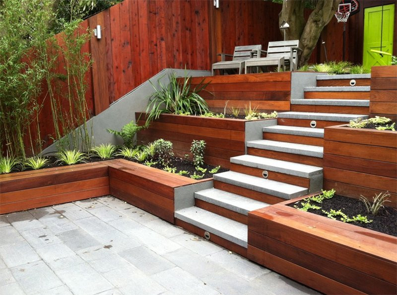 Modern Terrace Landscape
 20 Terraced Planter Ideas to Add More Visual Appeal to