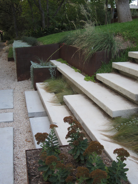 Modern Terrace Landscape
 Foothill Terrace Modern Landscape Austin by austin