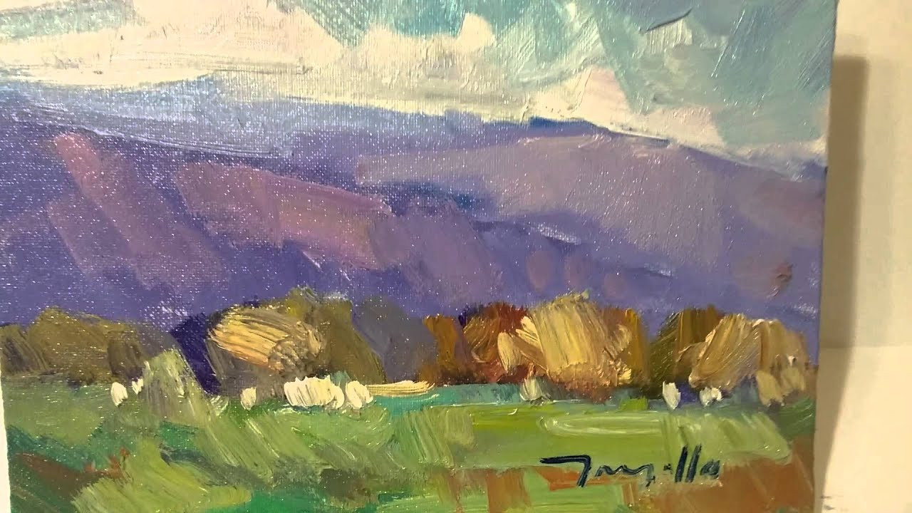 Modernist Landscape Paintings
 Painter JOSE TRUJILLO Impressionist Oil Paintings Modern