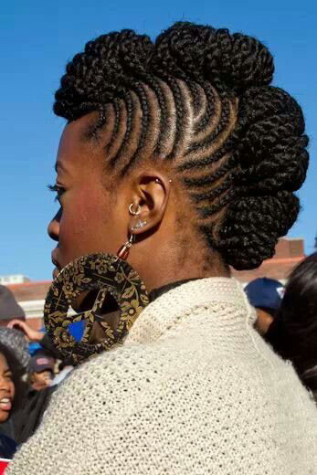 Mohawk Braid Hairstyles
 50 Mohawk Hairstyles for Black Women