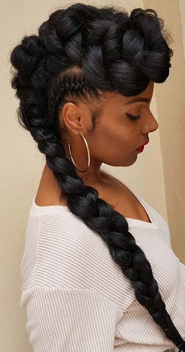 Mohawk Braid Hairstyles
 23 Mohawk Braid Styles That Will Get You Noticed