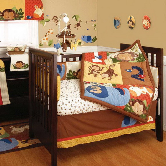 Monkey Baby Room Decor
 Monkey Baby Crib Bedding Theme and Design Ideas family