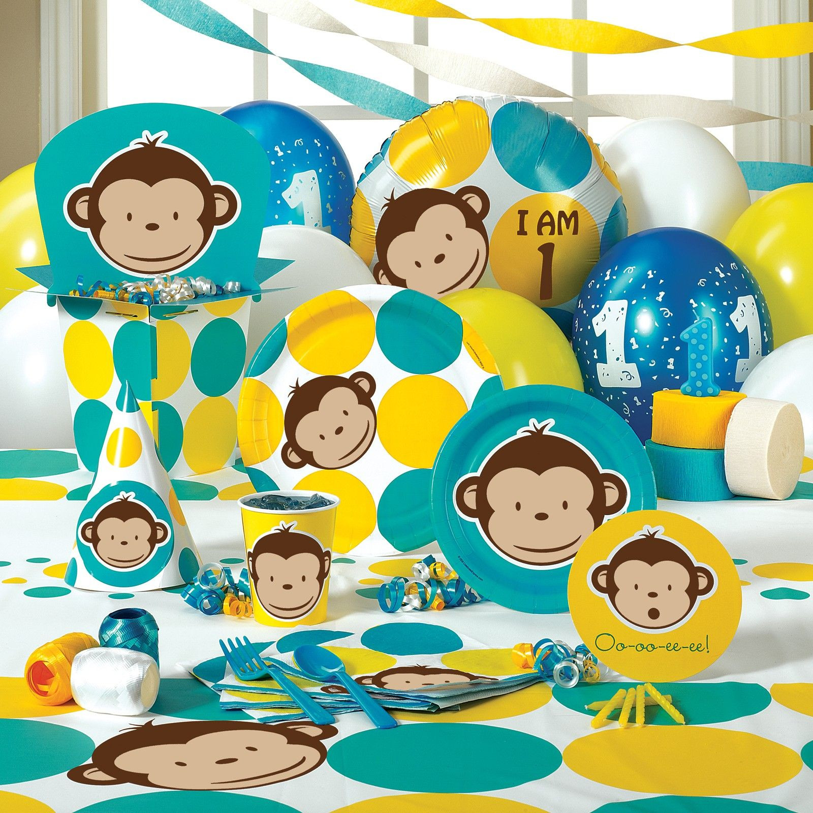 Monkey Birthday Decorations
 This is the other theme we like It s going to be a