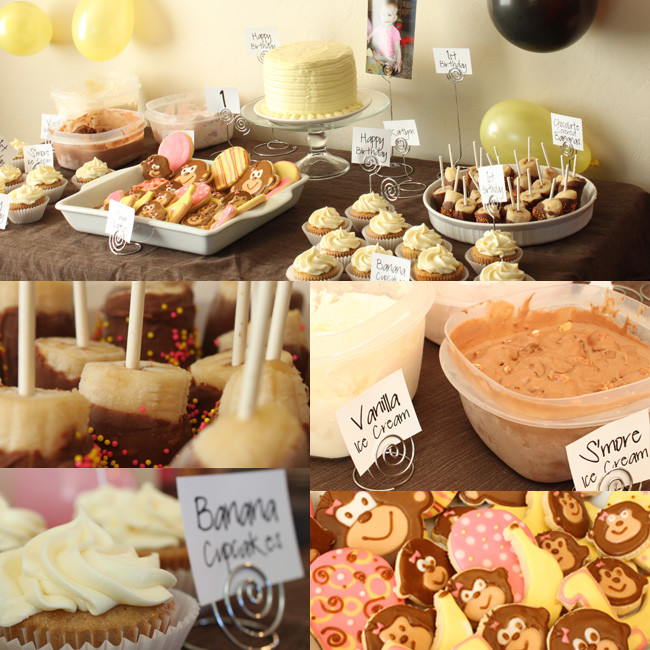 Monkey Birthday Party Food Ideas
 1st Birthday Monkey Party