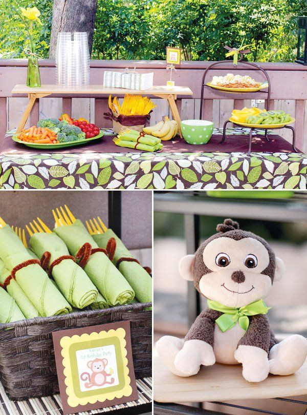 Monkey Birthday Party Food Ideas
 56 best Party Banana Splits & Monkey images on Pinterest