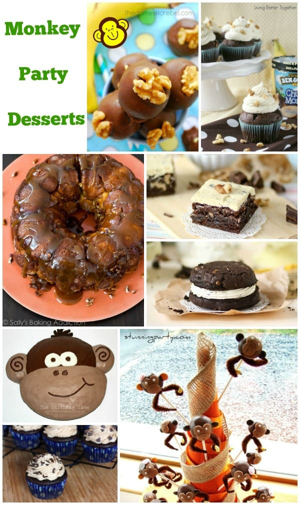 Monkey Birthday Party Food Ideas
 Monkey Party Food Ideas Desserts Moms & Munchkins