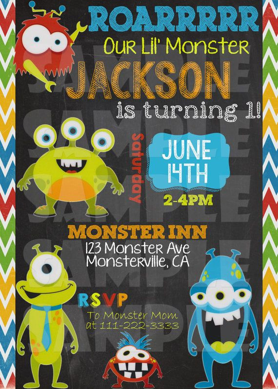 Monster Birthday Party Invitations
 FREE Monster Birthday Invitations – FREE Printable