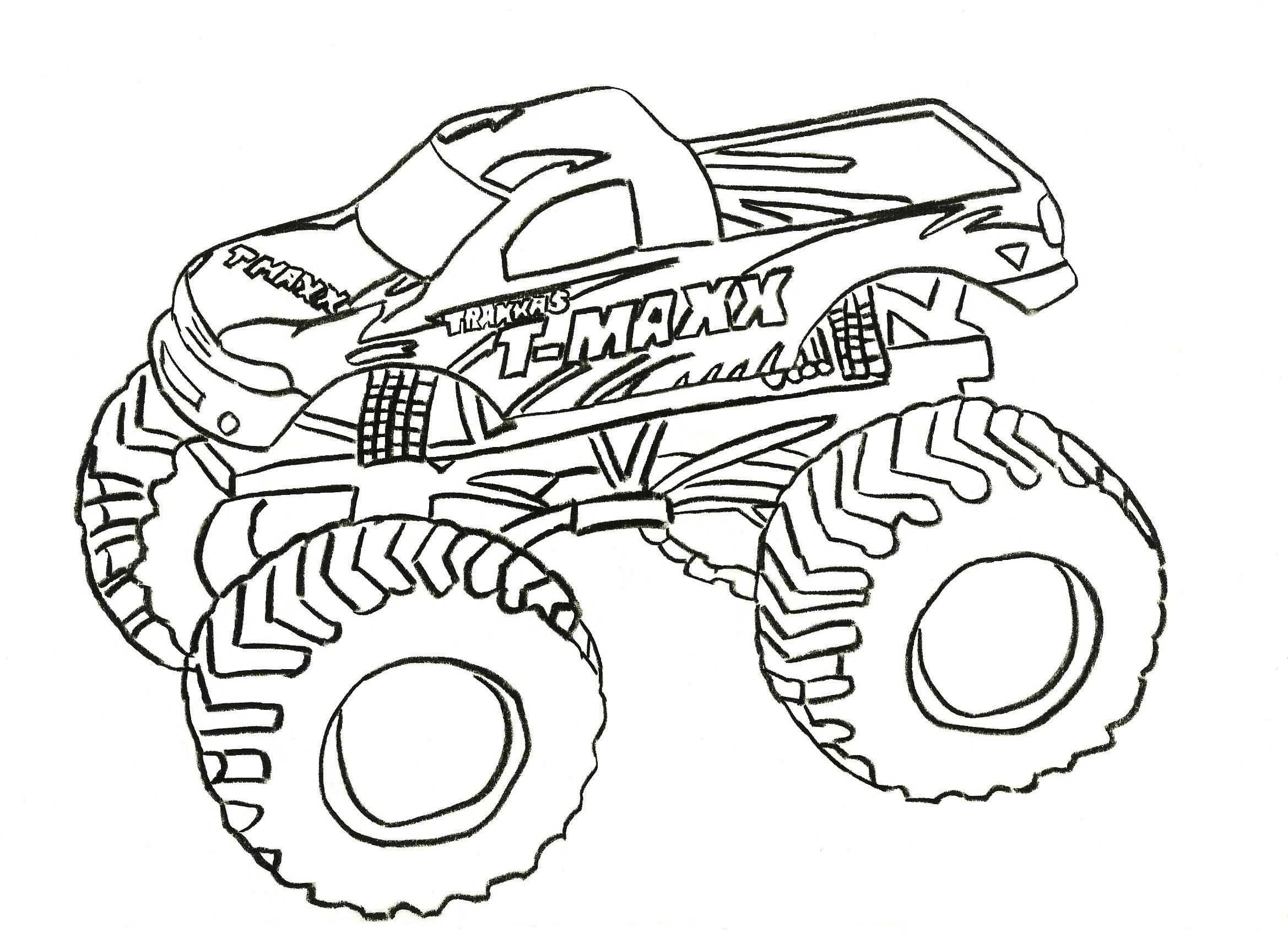 Monster Truck Coloring Pages Printable
 Monster Truck Coloring Pages