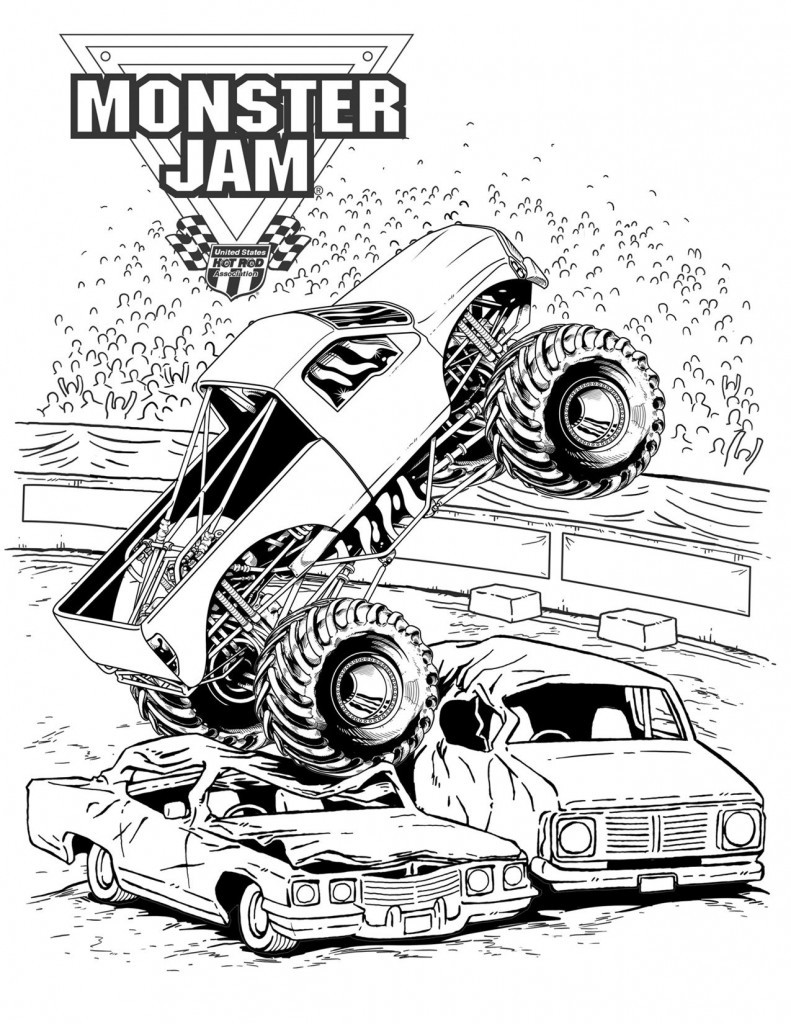 Monster Truck Coloring Pages Printable
 Advance Auto Parts Monster Jam Ticket Giveaway The