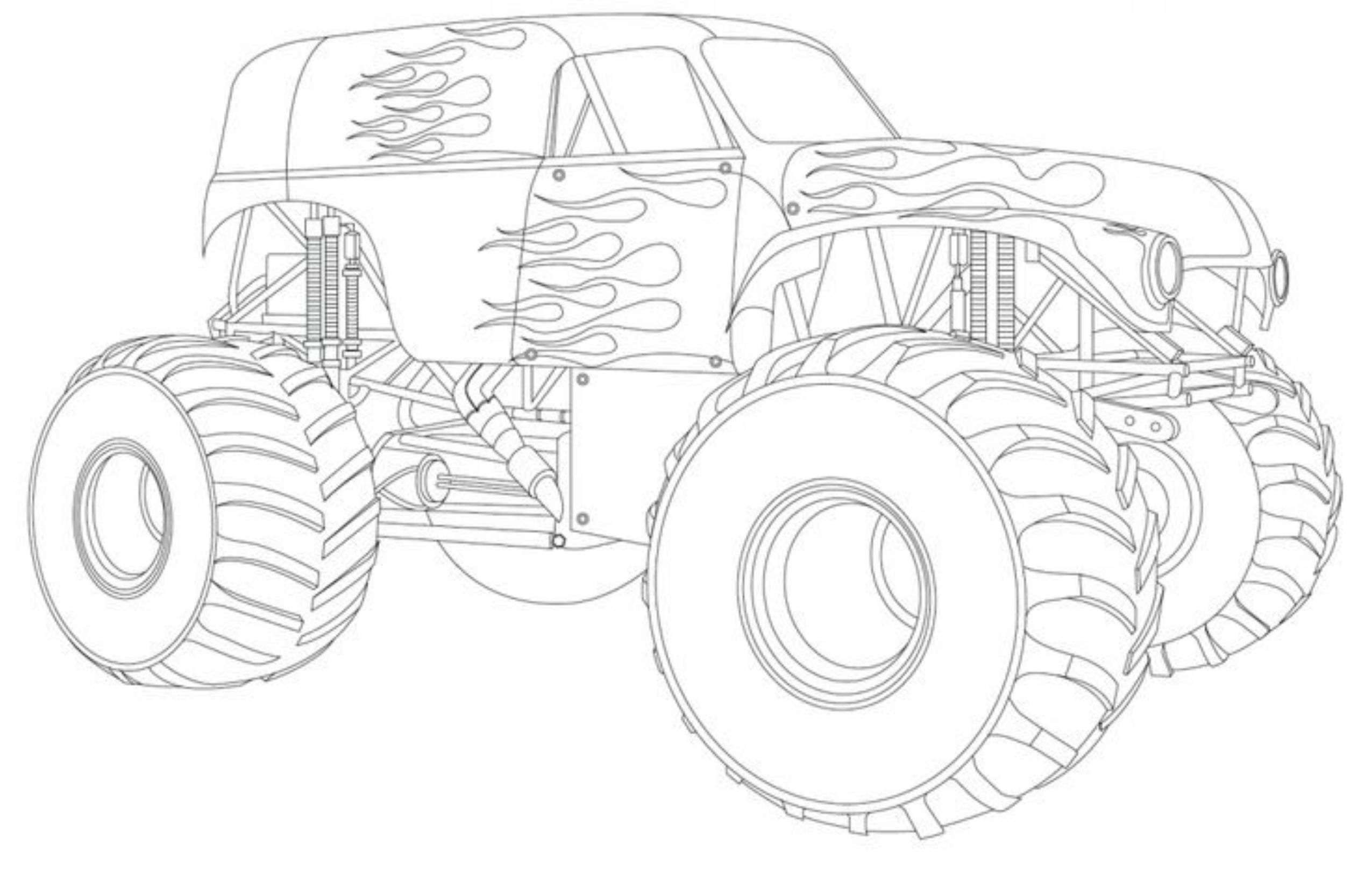 Monster Truck Coloring Pages Printable
 monster truck coloring pages free printable