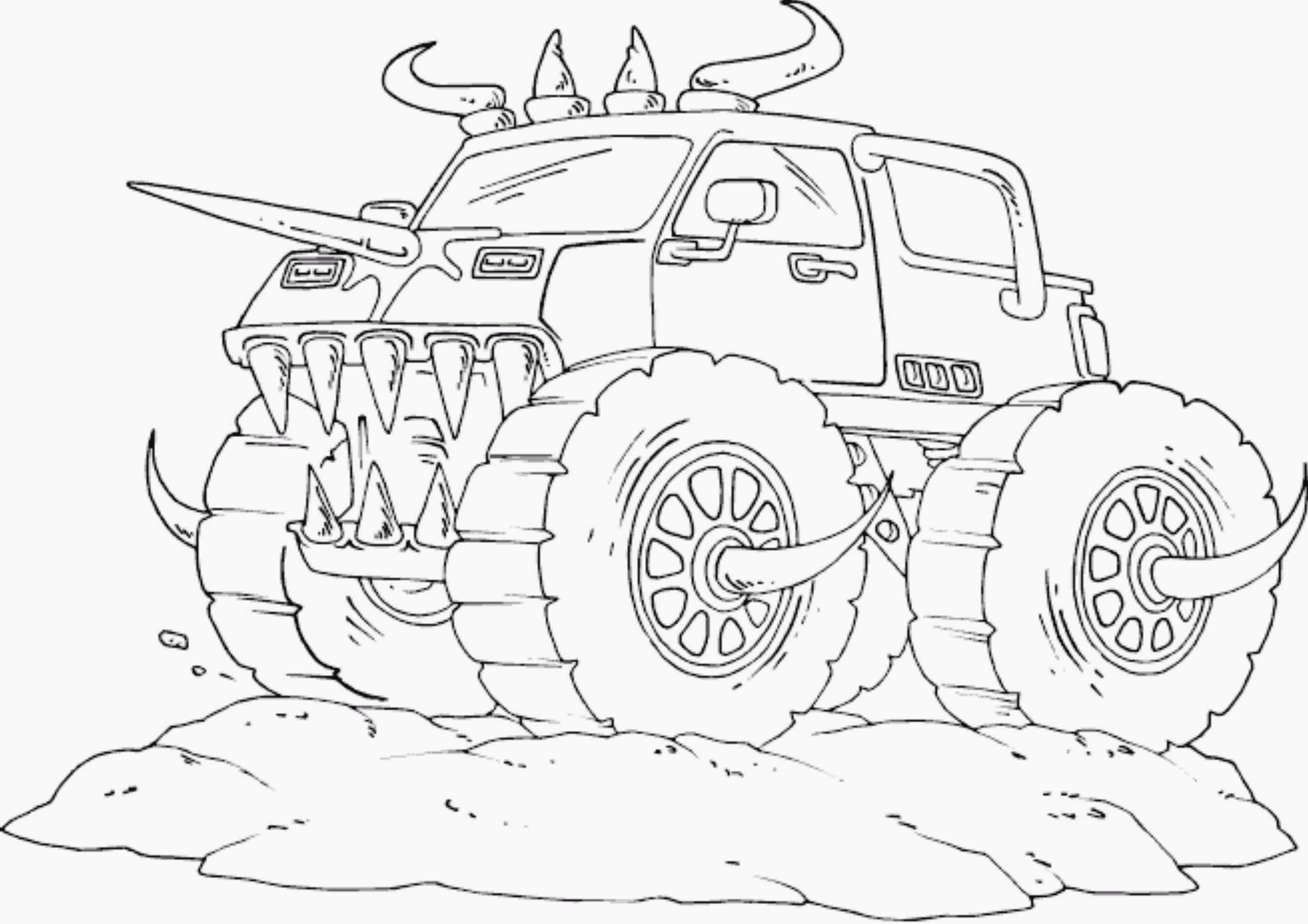 Monster Truck Coloring Pages Printable
 Monster Jam Truck Coloring Pages Printable Printable