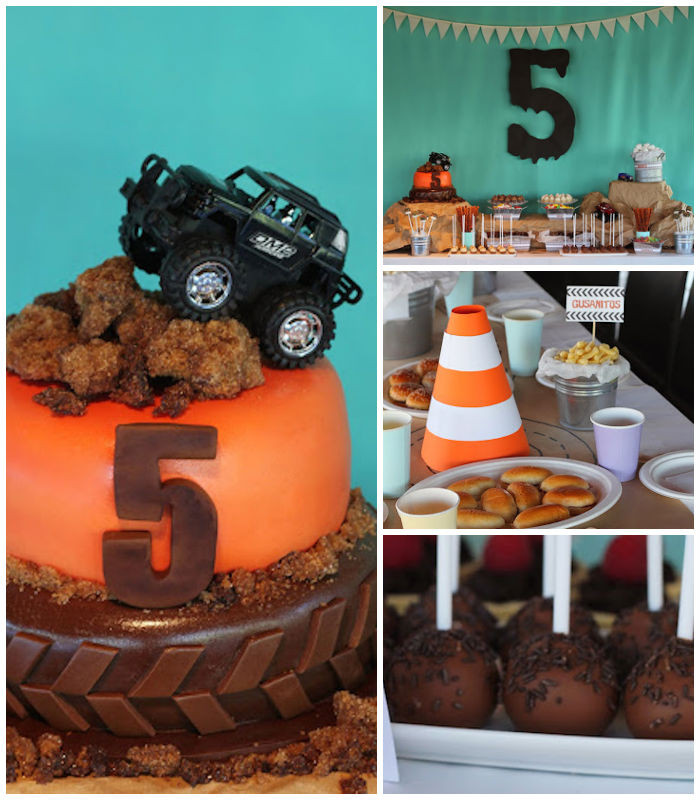 Monster Truck Decorations For Birthday Party
 Kara s Party Ideas Monster Truck themed birthday party via