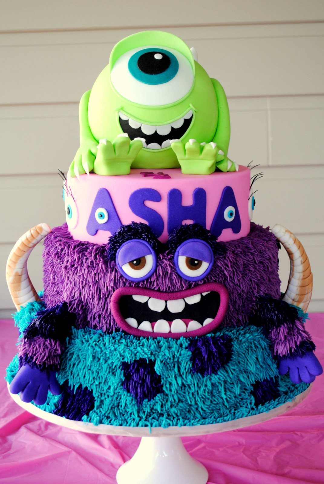 Monsters Inc Birthday Cake
 Monsters Inc Monsters University Cake CakeCentral