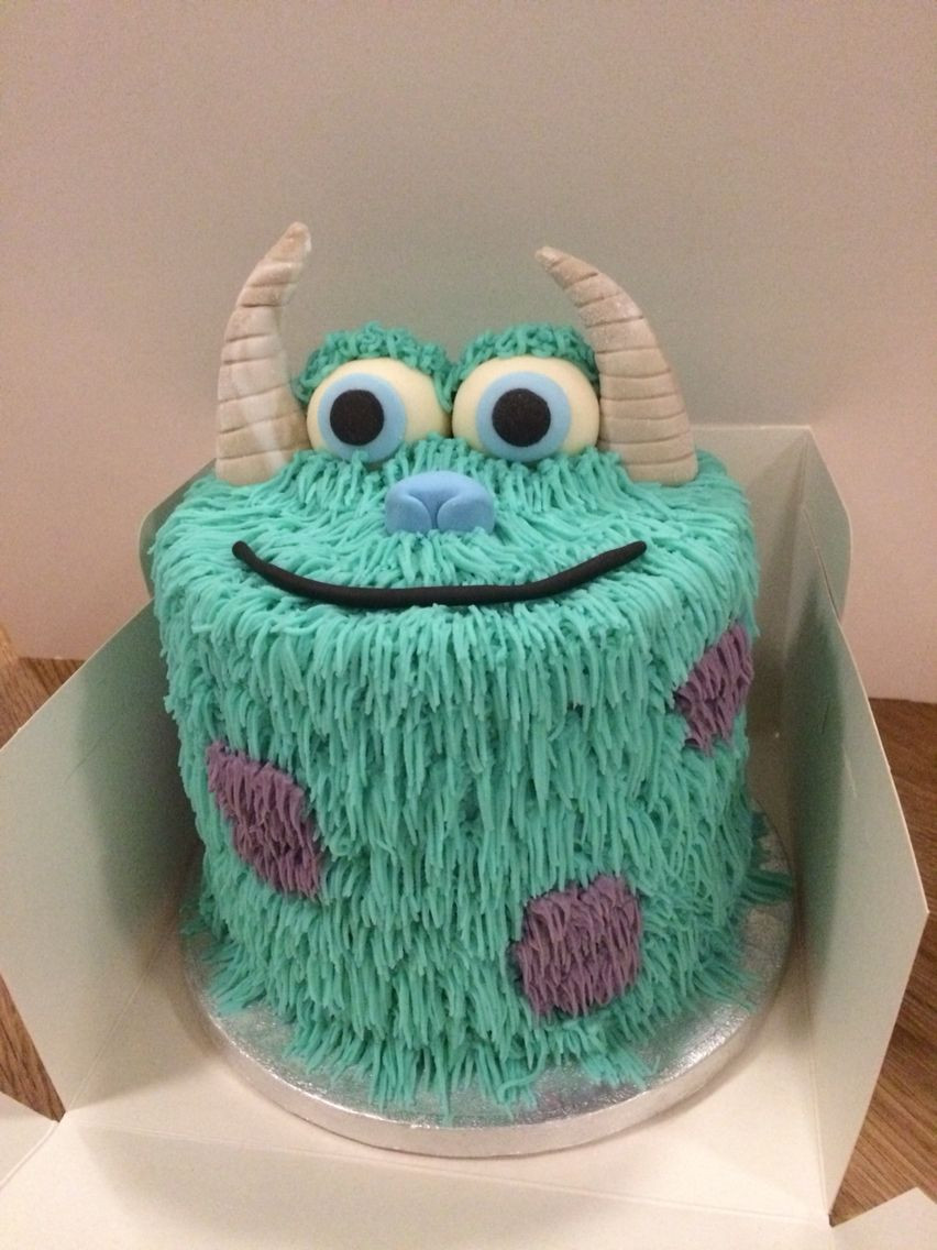 Monsters Inc Birthday Cake
 Sully Monsters Inc cake