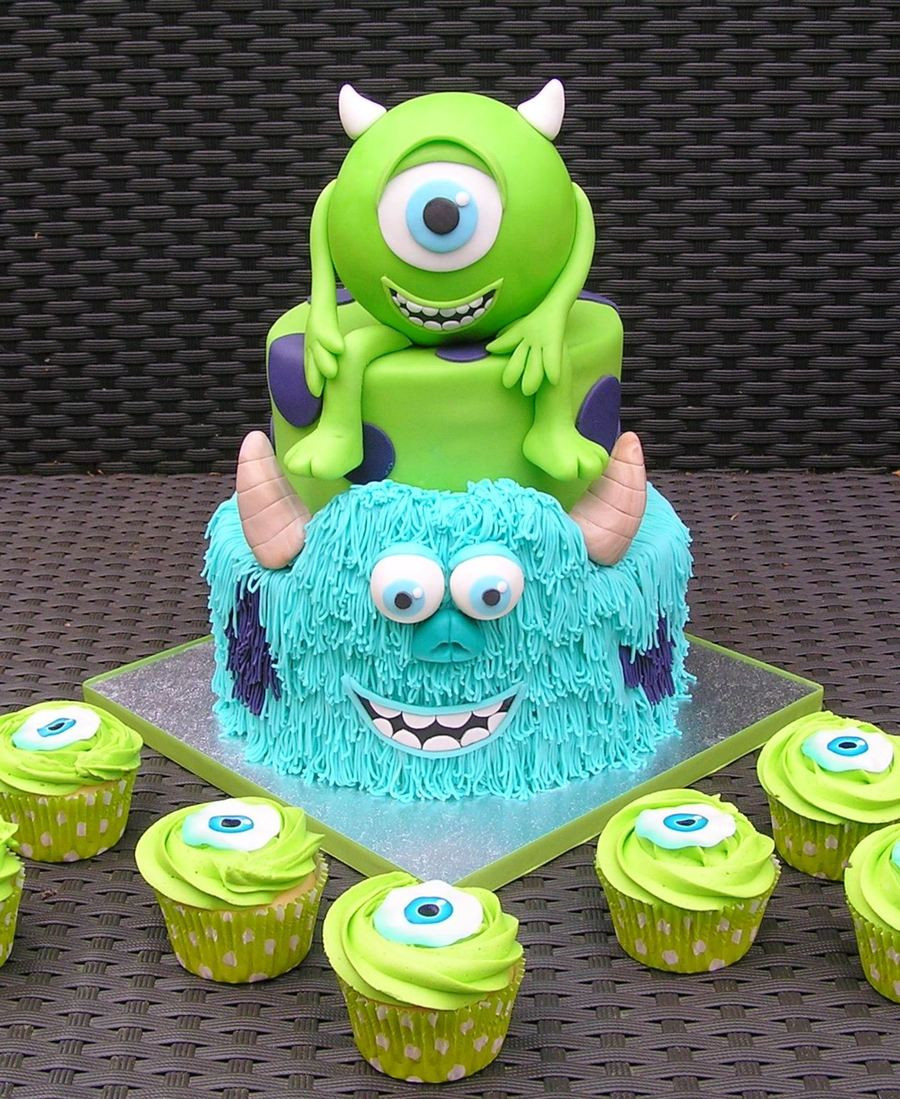 Monsters Inc Birthday Cake
 Monsters Inc Cake & Cupcakes CakeCentral