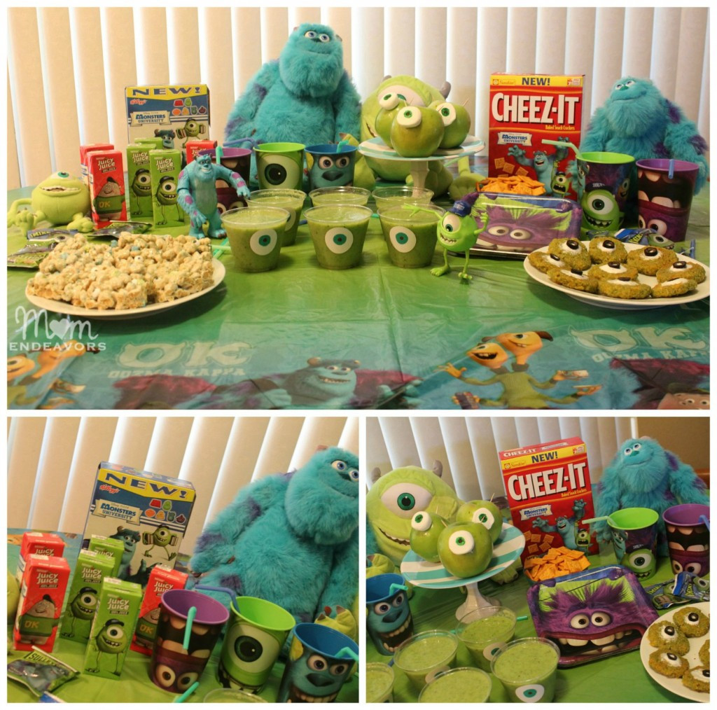 Monsters Inc Birthday Party
 Mike Wazowski Monsters Green Smoothie