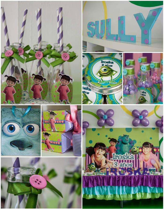 Monsters Inc Birthday Party
 Kara s Party Ideas Monsters Inc Birthday Party Planning