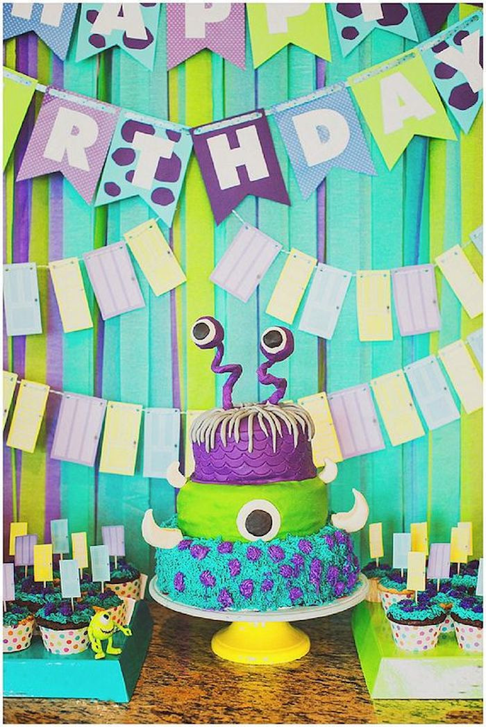 Monsters Inc Birthday Party
 Kara s Party Ideas Monsters Inc Birthday Party