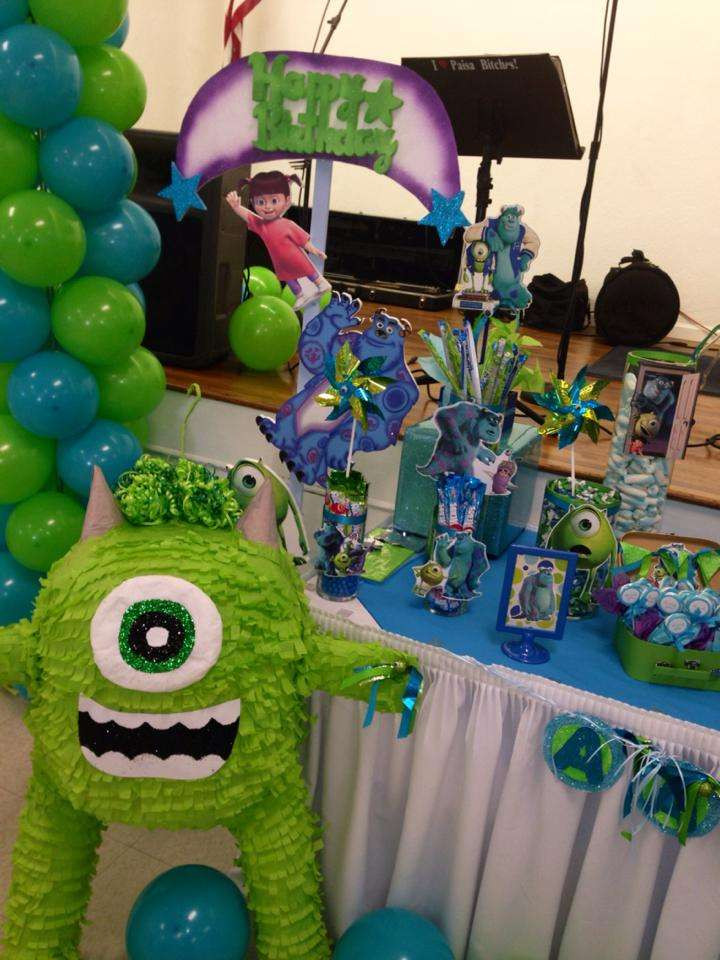 Monsters Inc Birthday Party
 Monster s Inc Birthday Party Ideas 1 of 17