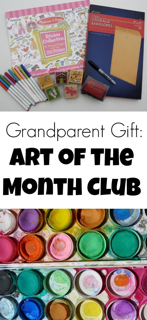Monthly Gift Clubs For Kids
 Grandparent Gift Art of the Month Club