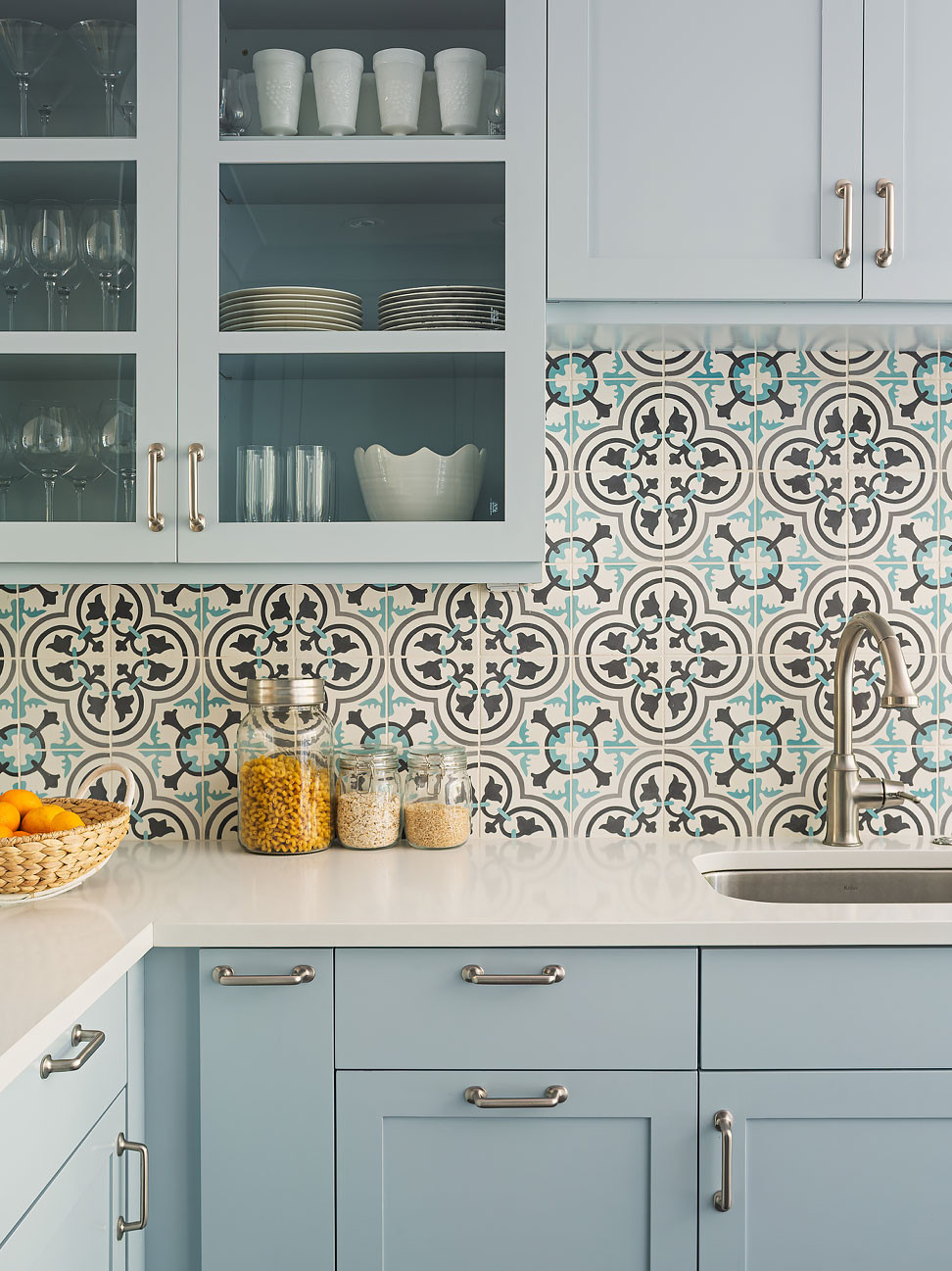 Moroccan Tile Kitchen Backsplash
 The Cement Tile Backsplash How the Look Has Changed Over