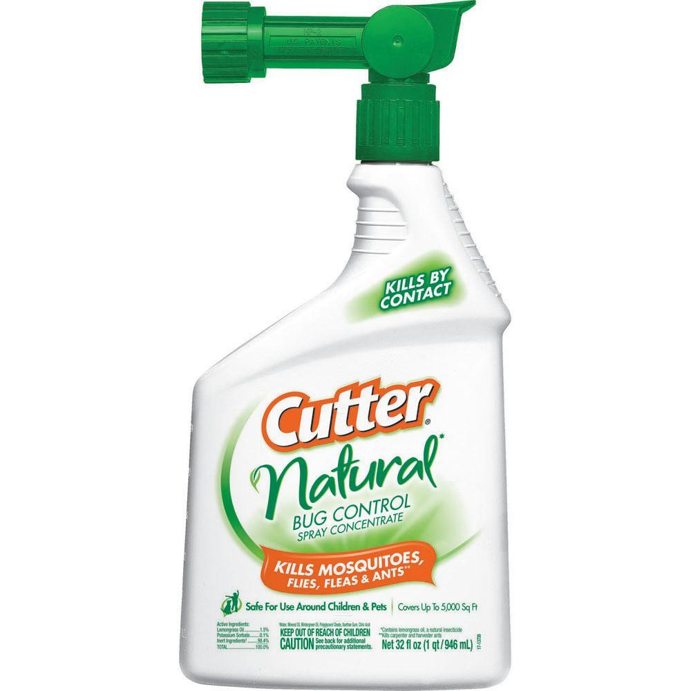 Mosquito Repellent For Backyard
 Cutter Natural 32 fl oz Ready to Spray Concentrate Bug