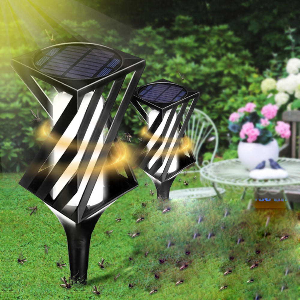 Mosquito Repellent For Backyard
 2pcs solar powered led light mosquito killer insect