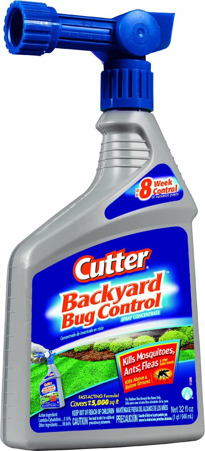 Mosquito Repellent For Backyard
 Cutter Backyard Bug Control 32 oz Ready to Spray Hose End