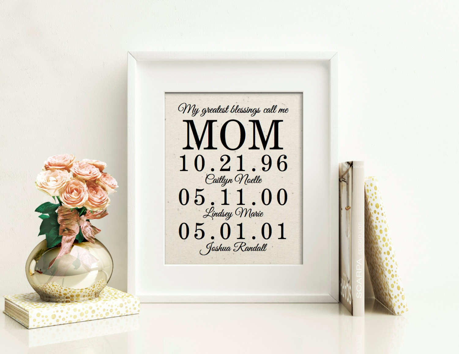 Mother Birthday Gift
 Personalized Gift for Mom Birthday Gift for Dad Father of