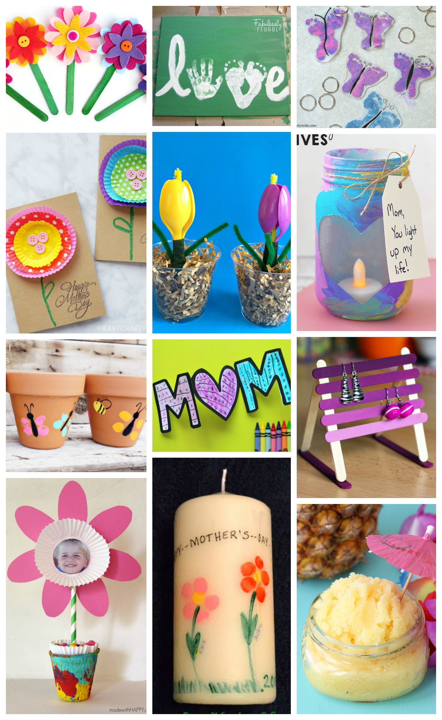 Mother Day Craft Ideas For Kids To Make
 Easy Mother s Day Crafts for Kids Happiness is Homemade