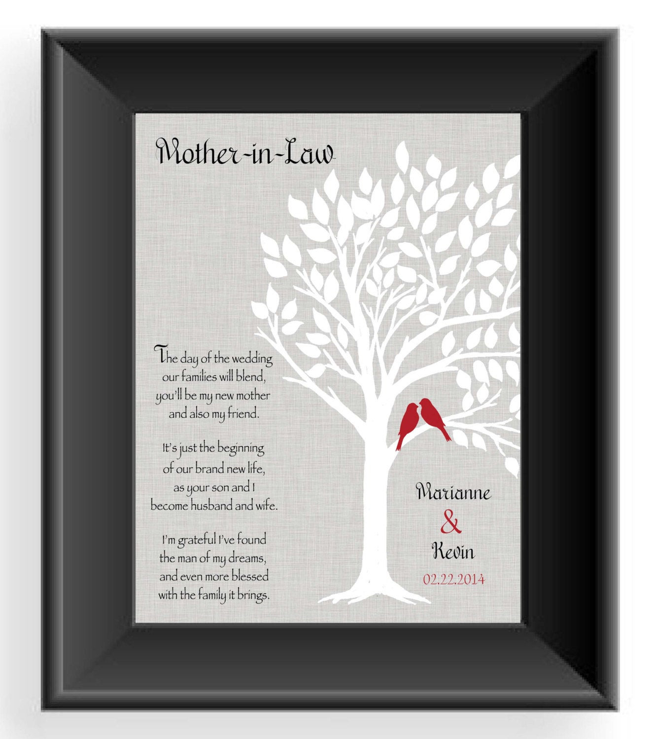 Mother In Law Wedding Gifts
 Wedding Gift for Mother In Law Future Mom In Law Gift
