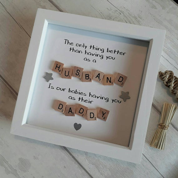 Mother'S Day Gift Ideas From Husband
 Fathers Day Frame Present For dad Fathers day Husband Gift