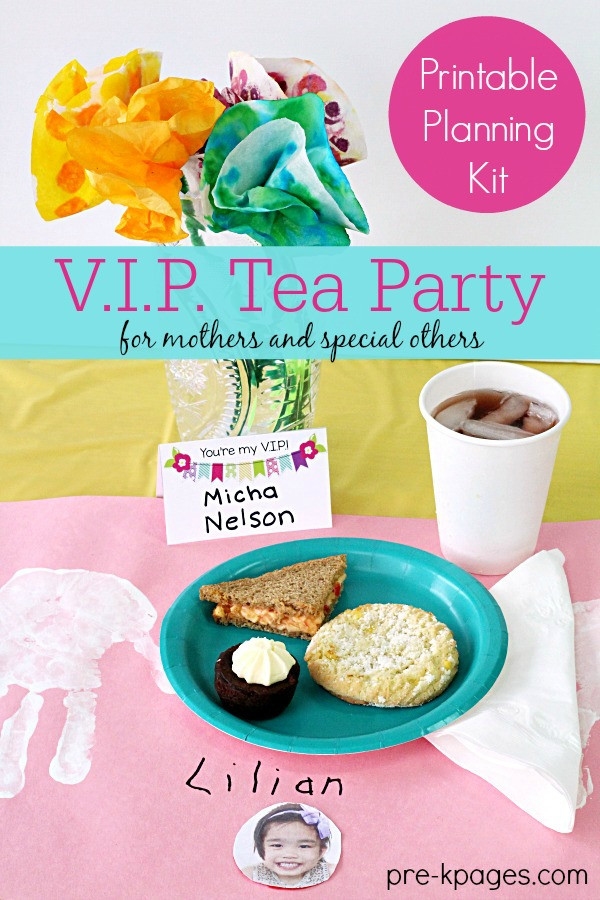 Mother'S Day Tea Party Ideas For Preschoolers
 Mother s Day Handprint Keepsake for Preschool Pre K Pages