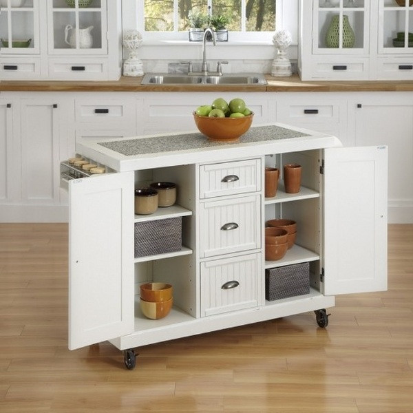Movable Kitchen Counter
 Freestanding pantry cabinets – kitchen storage and