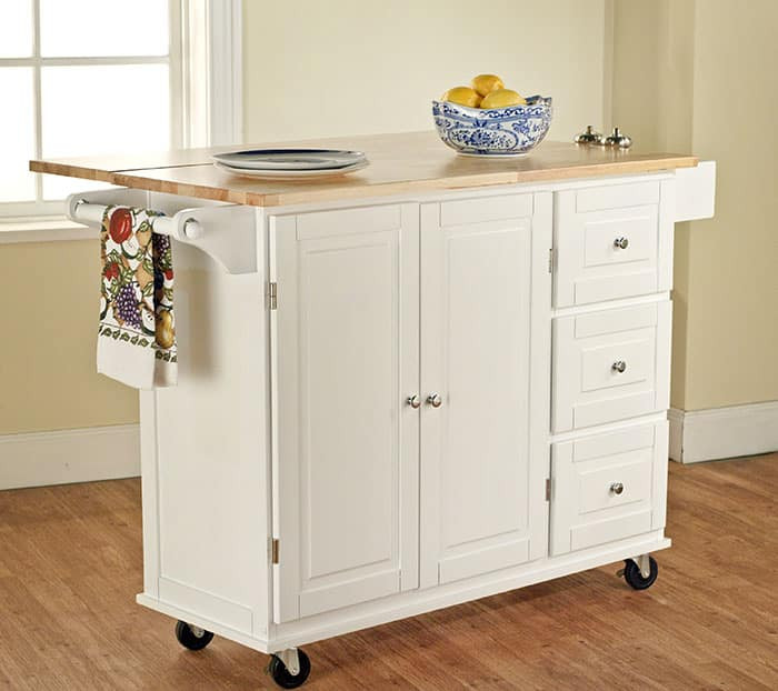 Movable Kitchen Counter
 How to Organize a Small Kitchen Designing Idea