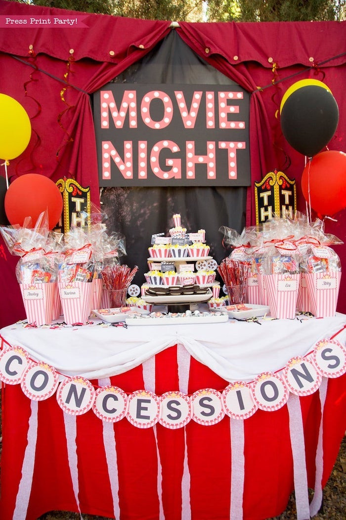 Movie Home Birthday Party Ideas
 1001 birthday party ideas for teens DIY decor themes