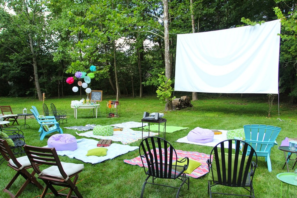 Movie Home Birthday Party Ideas
 Abby’s Sweet 16 Outdoor Movie Party