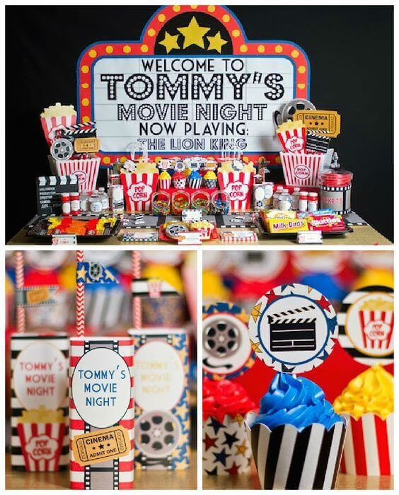 Movie Home Birthday Party Ideas
 21 Fun June Birthday Party Ideas for Boys and Girls too