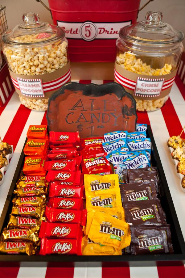 Movie Home Birthday Party Ideas
 Kara s Party Ideas Vintage Movie Boy Girl Family Adult