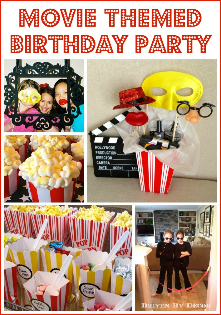 Movie Home Birthday Party Ideas
 Movie Themed Birthday Party