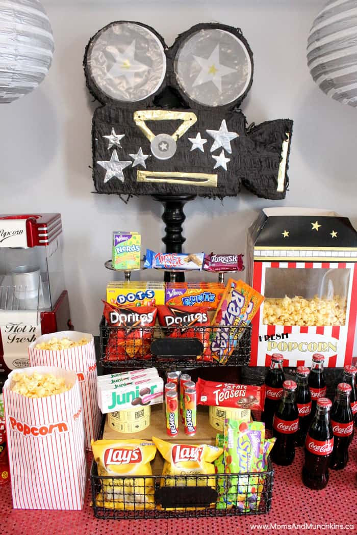 Movie Home Birthday Party Ideas
 Movie Night Party Ideas Moms & Munchkins