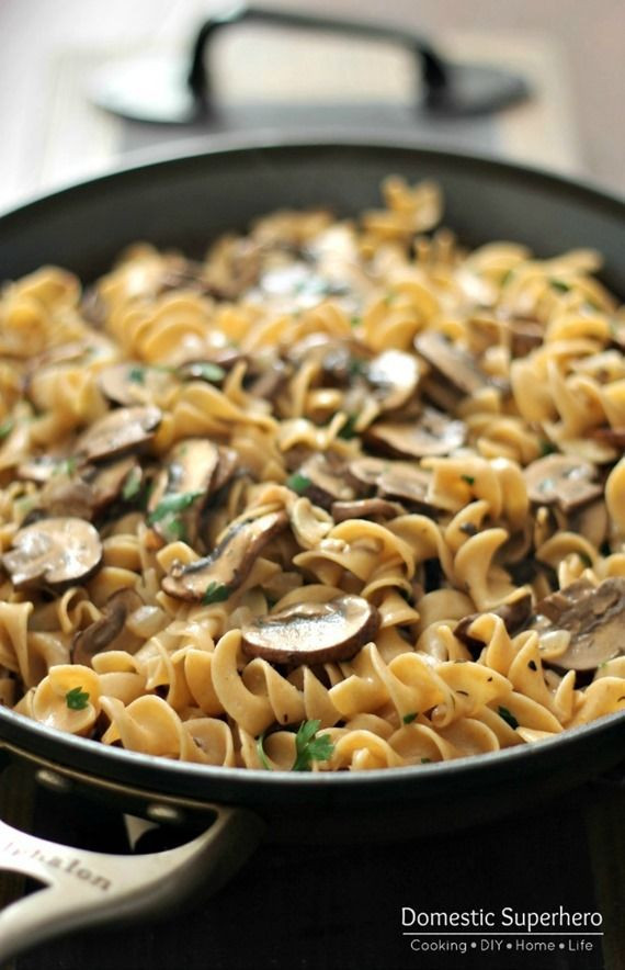 Mushroom Main Dish Recipes Healthy
 Skinny Mushroom Stroganoff Recipe