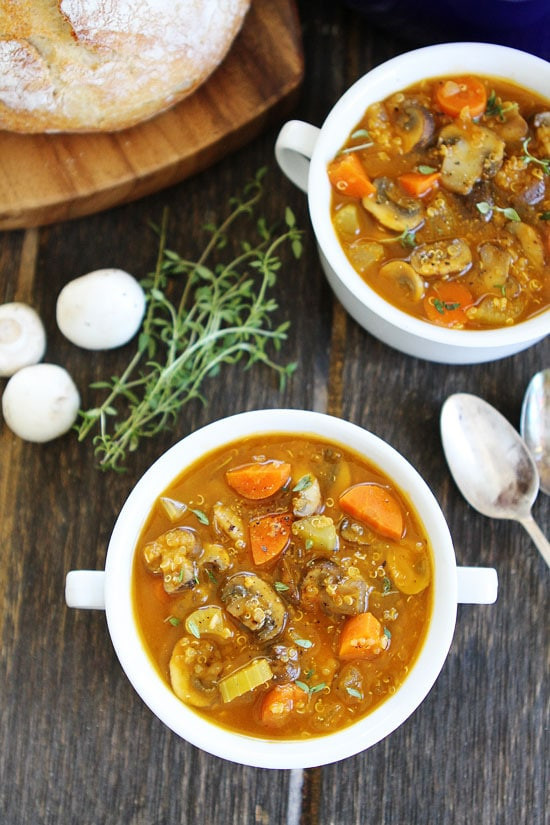 Mushroom Quinoa Soup
 Mushroom Quinoa Soup Recipe